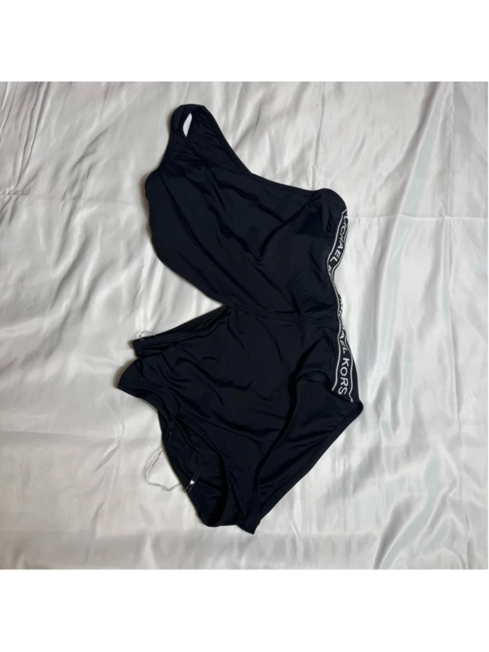 Women's Michael Kors One-Piece Swimsuit Black White Size 12